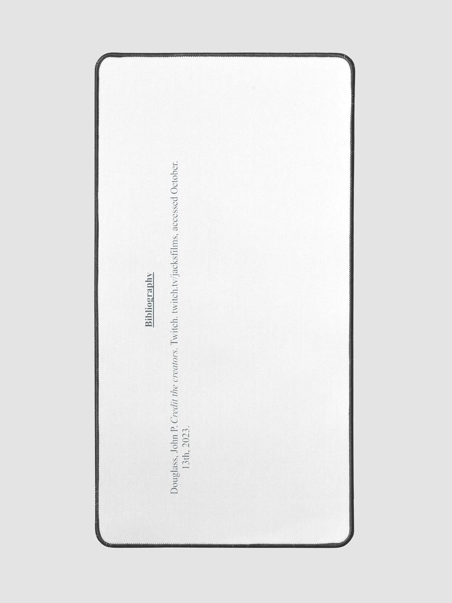 Credit the Creators Bibliography Desk Mat product image (3)