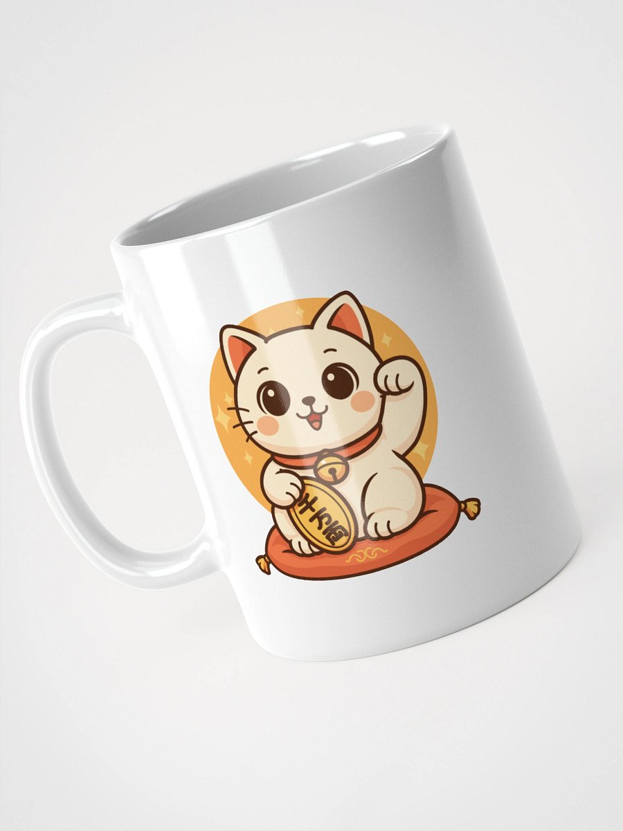 Lucky Cats White Glossy Mug product image (8)