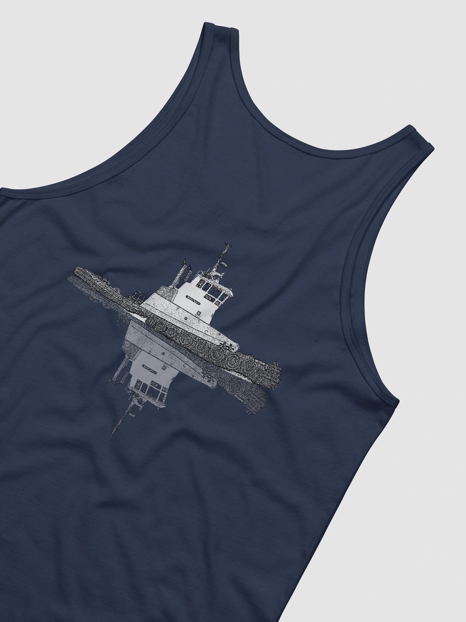 Westrac Tug & Reflection – Coastal Workwear | Twin Anchor Apparel PNW Mooring Line Tank product image (6)