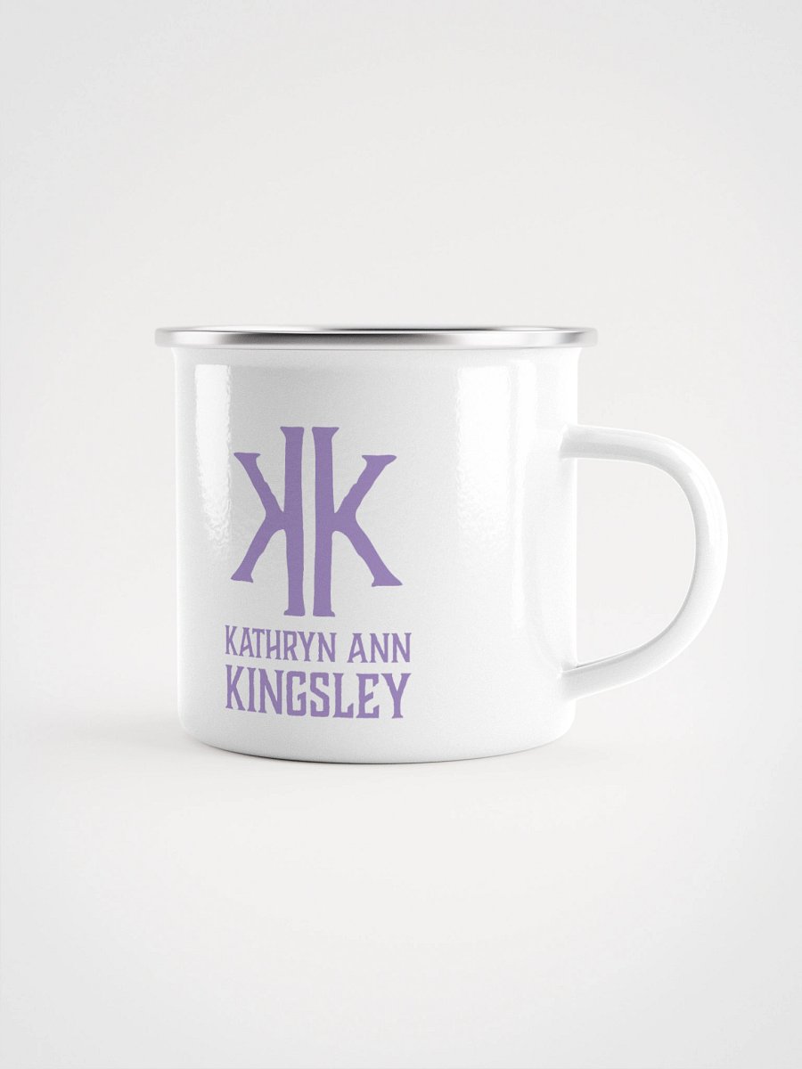 Where Villains Stay Villains: Lavender Logo Enamel Mug product image (1)