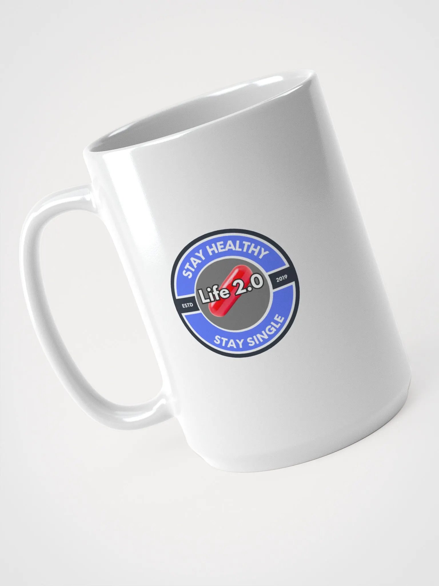 Life 2.0 Red Pill Large Coffee Cup! product image (3)