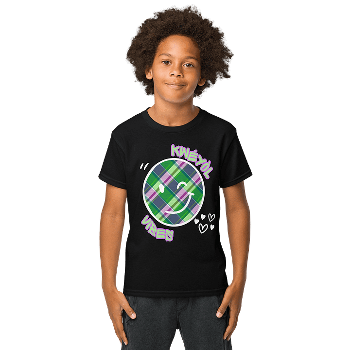 Madras Smiley Youth Tee product image (2)