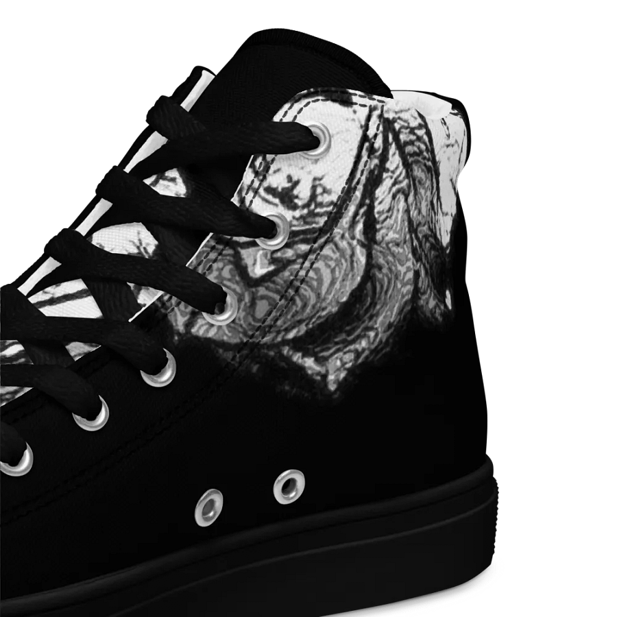 White roses High Top Canvas Shoes (womens) product image (10)