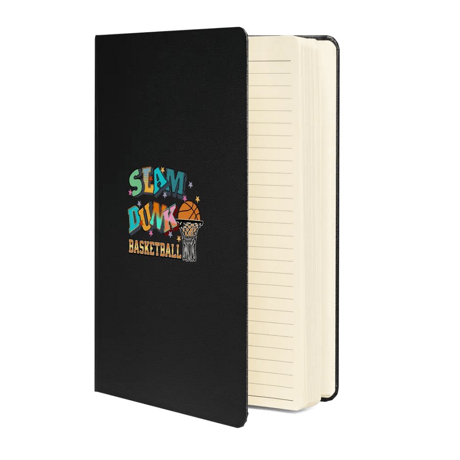 Basketball Slam Dunk Black Notebook product image (2)