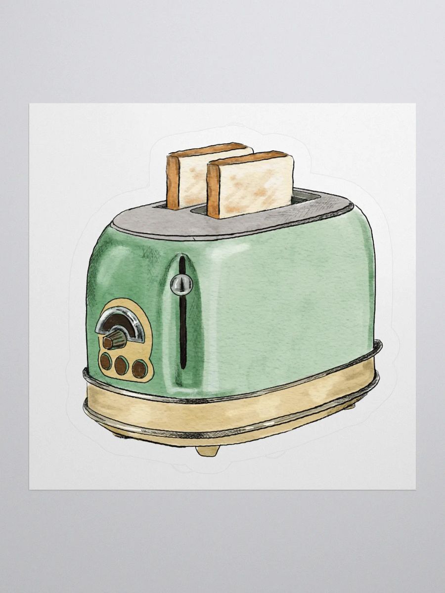 Retro Toster Vintage stiker product image (1)