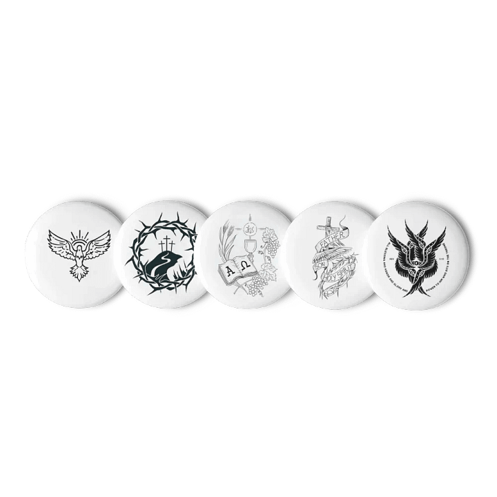 Faith Pin Buttons Set product image (3)