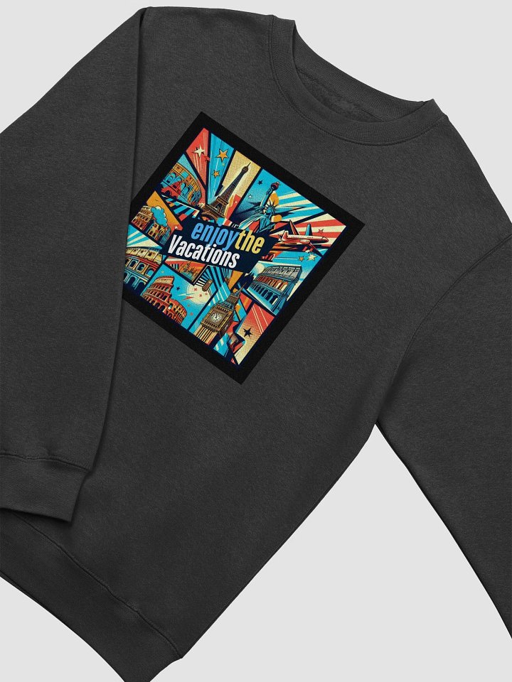 Lane Seven Premium Crewneck Sweatshirt | AI Design enjoy the vacations product image (1)