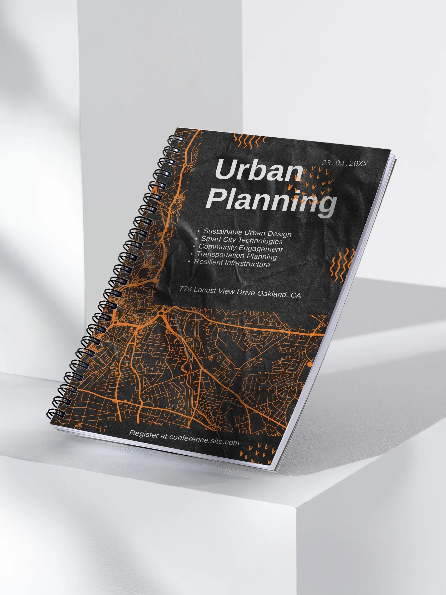 Spiral Notebook for Urban Planning – City Design Sketchbook for Creatives product image (3)