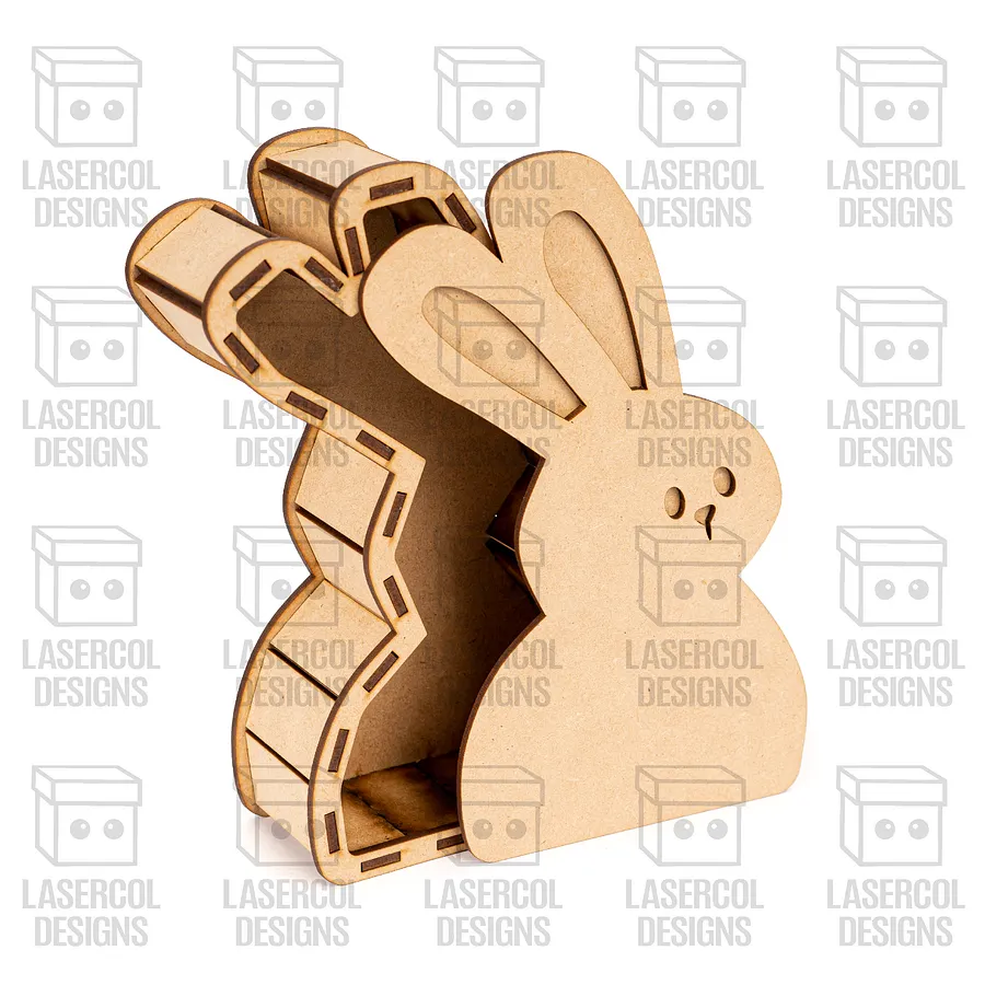 Easter Bunny Shaped Boxes Set 2 - Laser Cut Files product image (6)