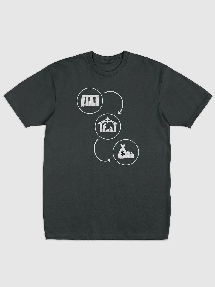 The Evolution of Christmas - Cotton Heritage Men's Premium Heavyweight Tee product image (2)