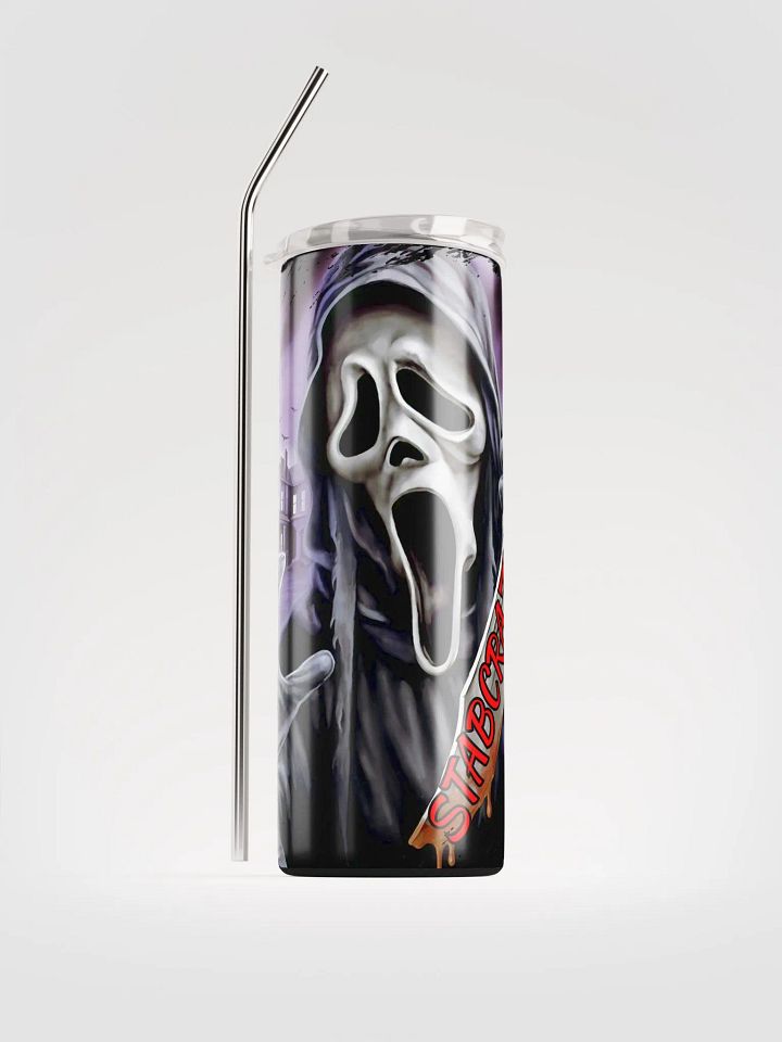 Stabcrazy Ghostface Stanless steel tumbler product image (1)