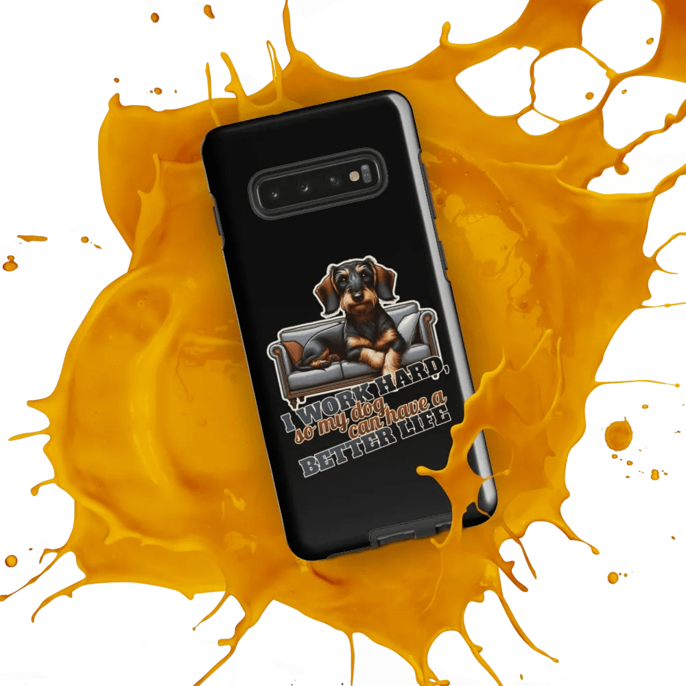 Work Hard – Dachshund - Samsung Tough Case product image (8)