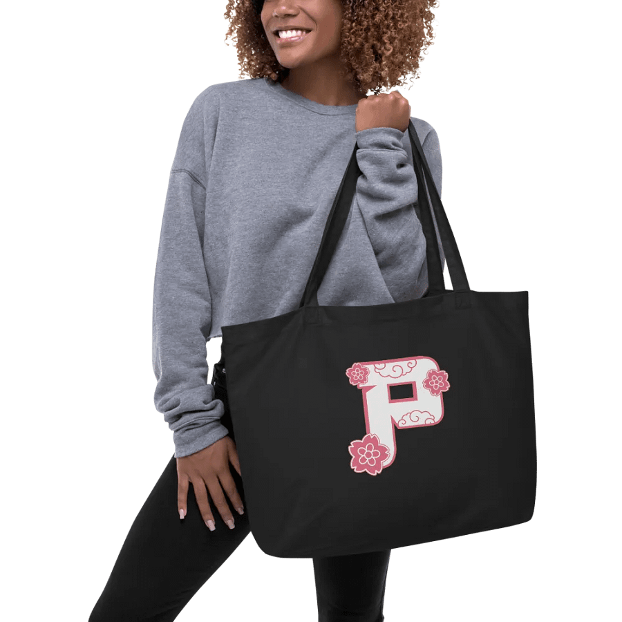 Sac fourre-tout floral fantaisiste logo Pichuhime product image (6)