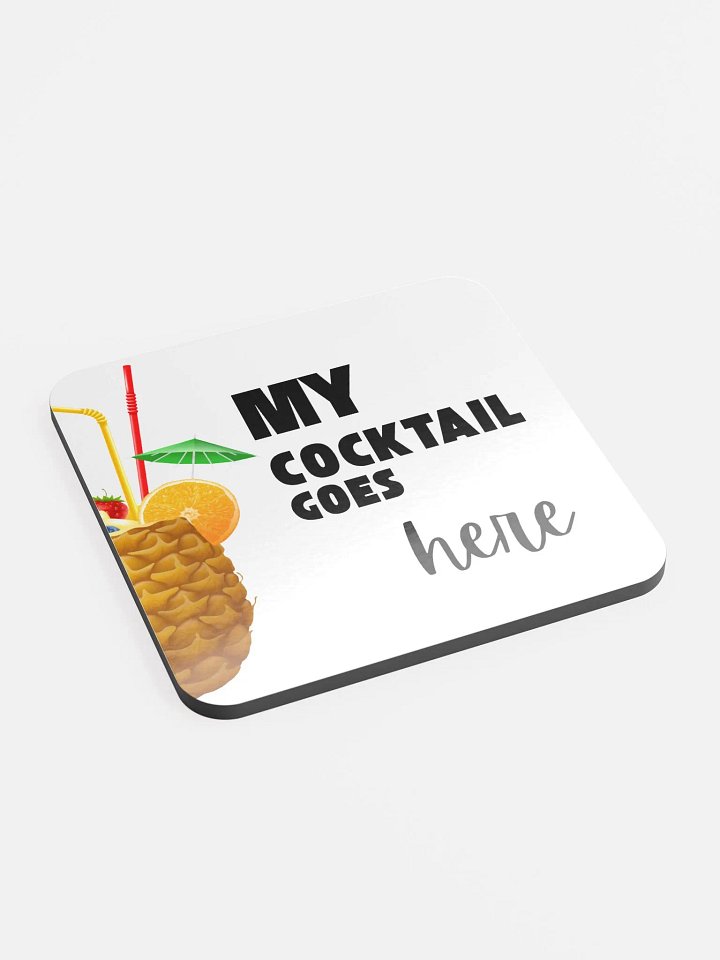 My Cocktail Goes Here Coaster Set product image (2)