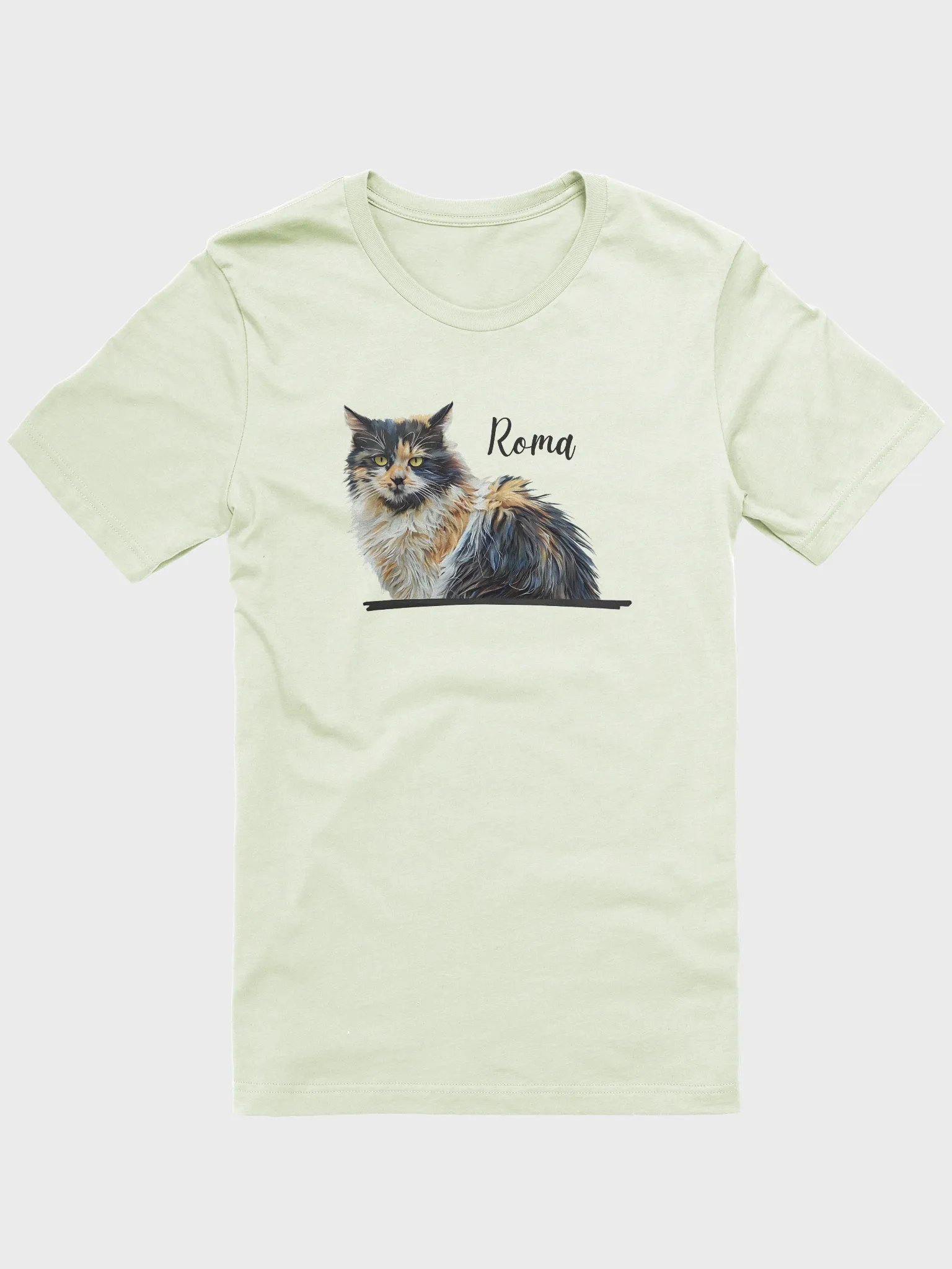 YOUR CAT! / T-SHIRT WITH PERSONALIZED NAME II product image (3)