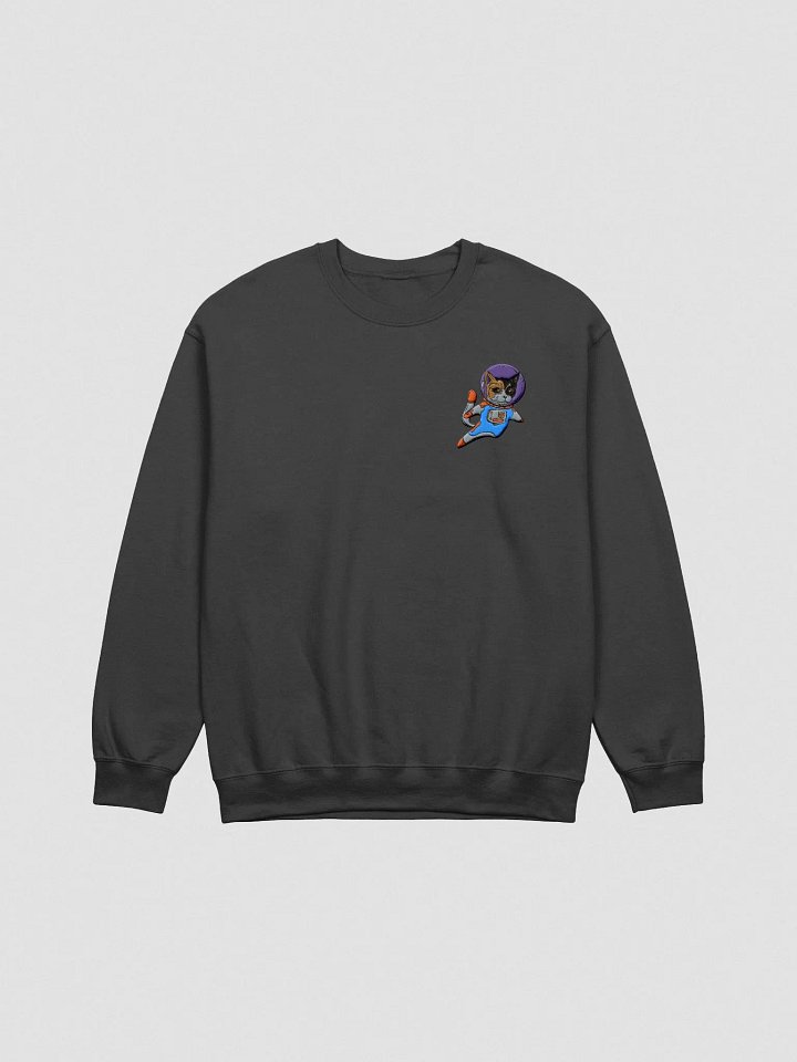 Embroidered Crewneck Sweater - Cute Kitty product image (1)