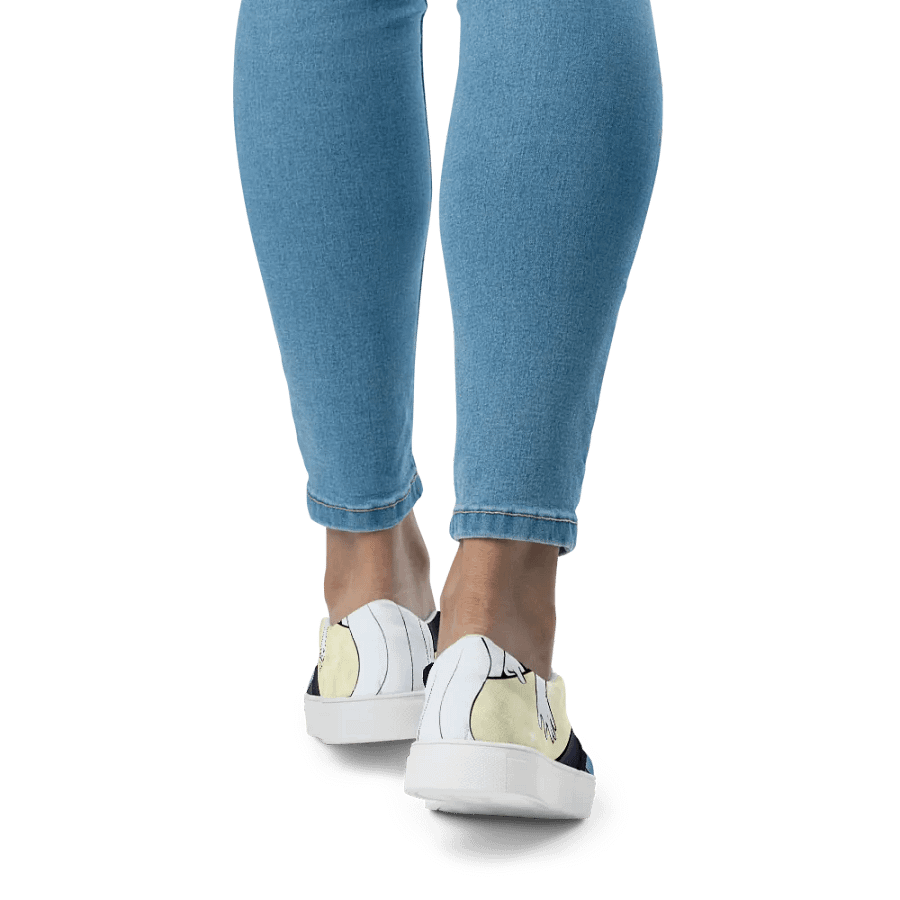Crescent Princess - Slip On Womens Canvas Shoes product image (5)