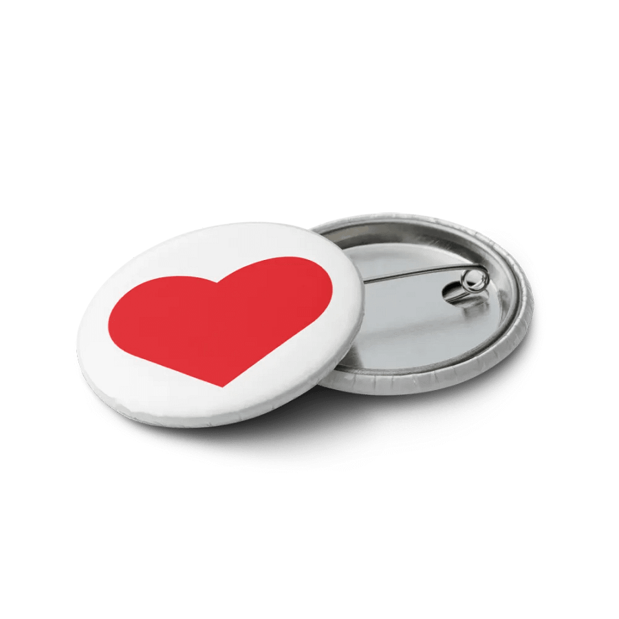 Pin Button's set (heart shades) product image (7)
