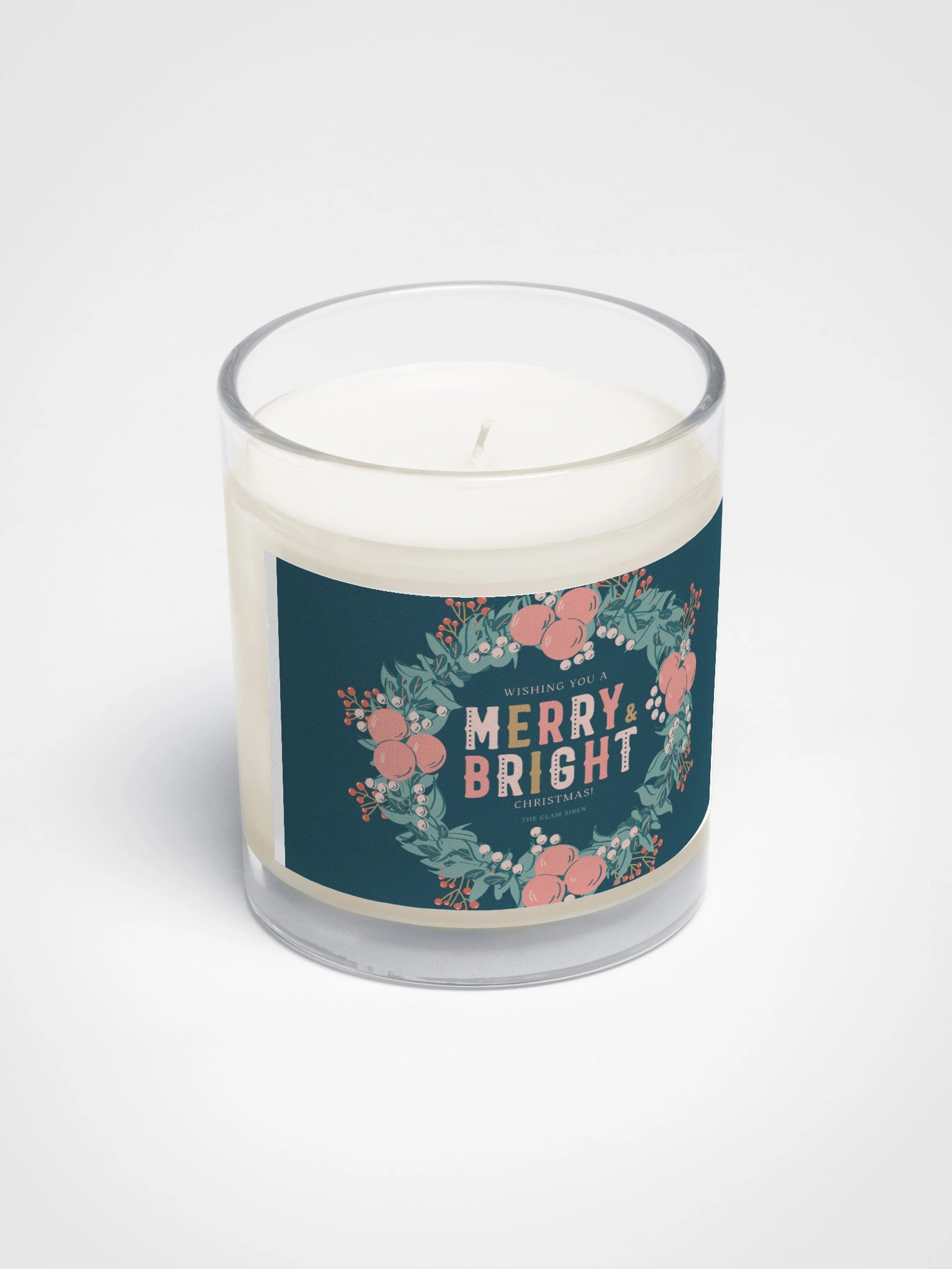 Merry & Bright Candle | Merry & Bright Scent-Free Candle | Fragrande Free Candle | Christmas Gift product image (2)