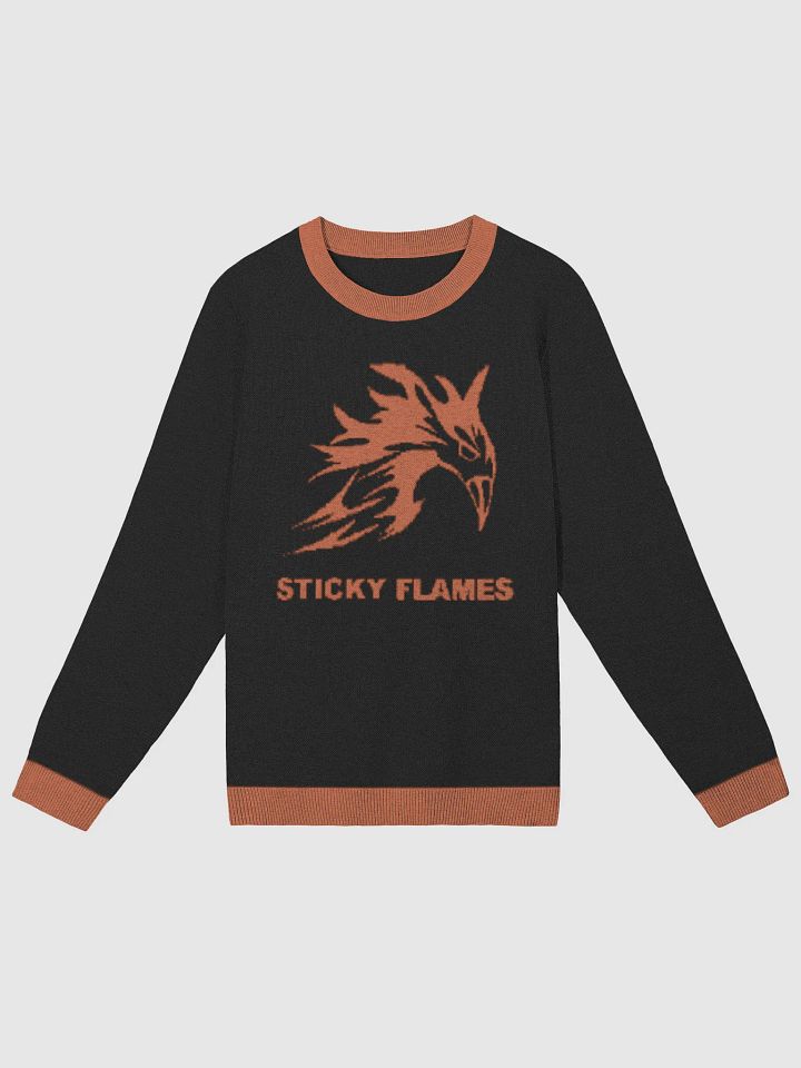 Crew Neck Sweater Classic Sticky Flames Logo product image (2)