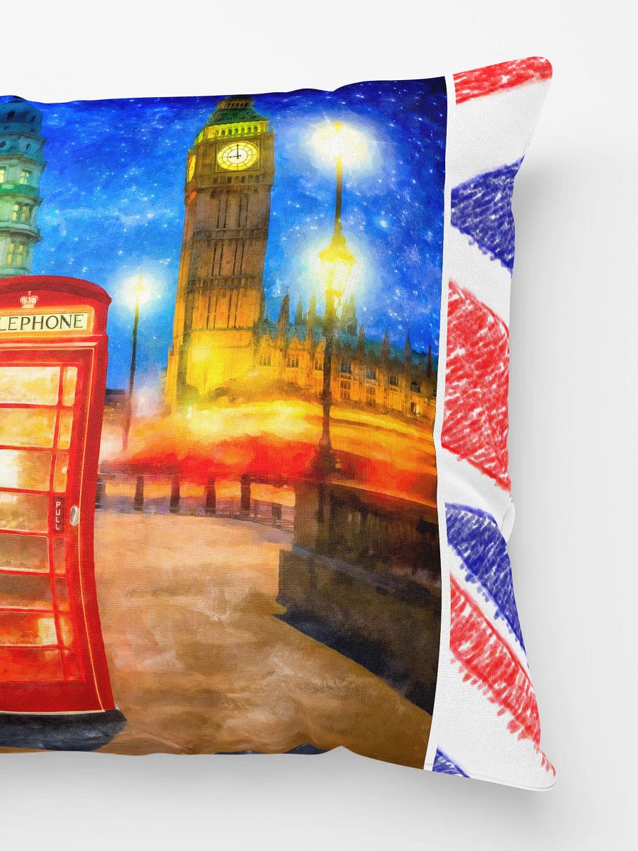London Under The Stars - British Throw Pillow product image (3)