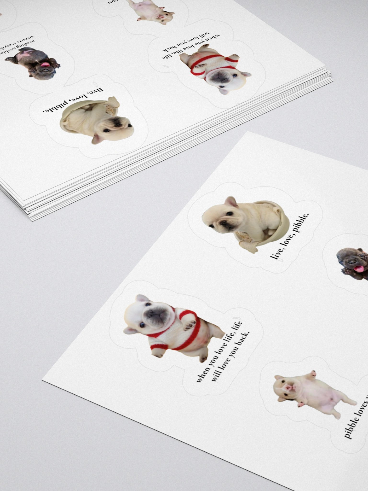 pibble love stickers ("3 x "3) product image (4)