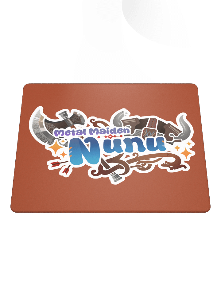 Nunu Logo Gamer Mouse Pad product image (1)