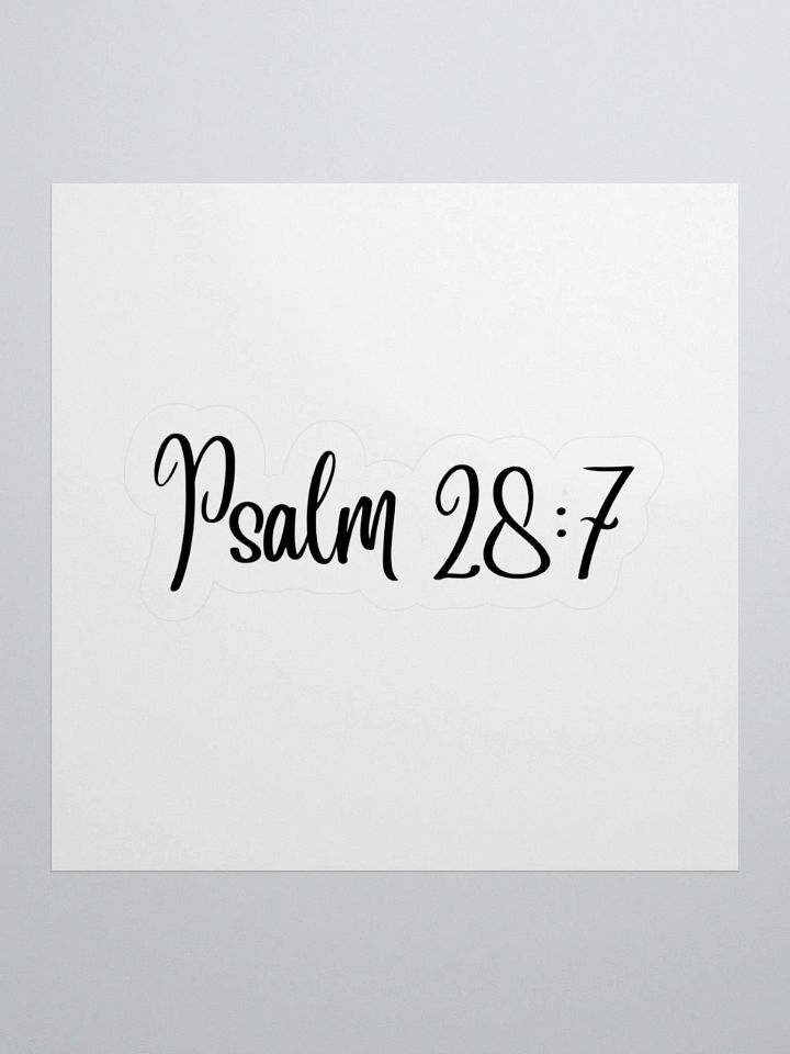 Psalm 28:7 product image (1)