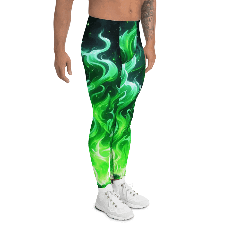 Inferno Blaze Men's Leggings | AI Design product image (3)