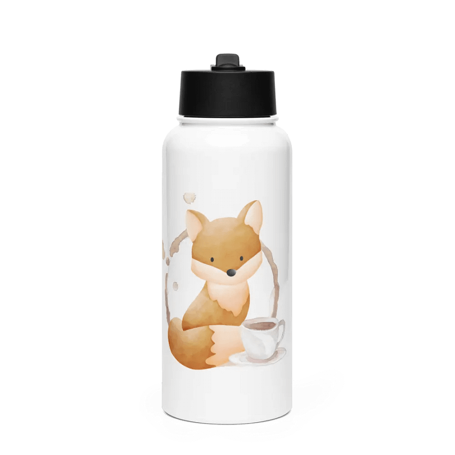 Coffee with Peach | 32 oz Water Bottle product image (1)