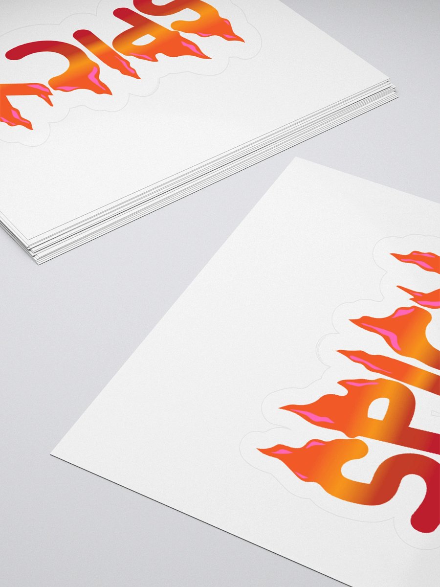 Spicy Flames Kiss Cut Stickers product image (4)