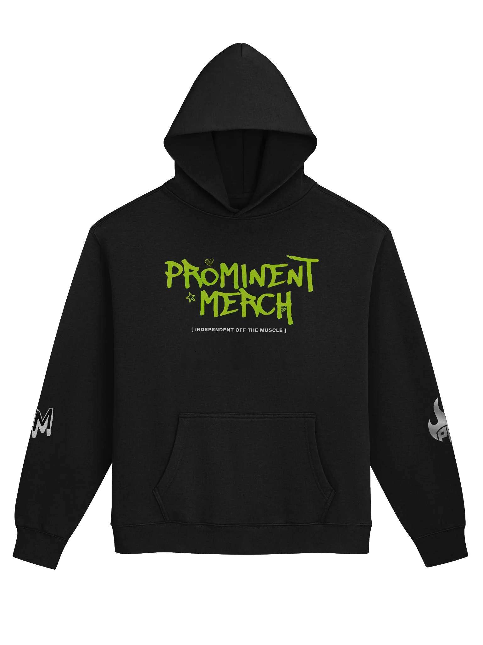 Neon Green Prominent Merch Manifest Hoodies product image (4)