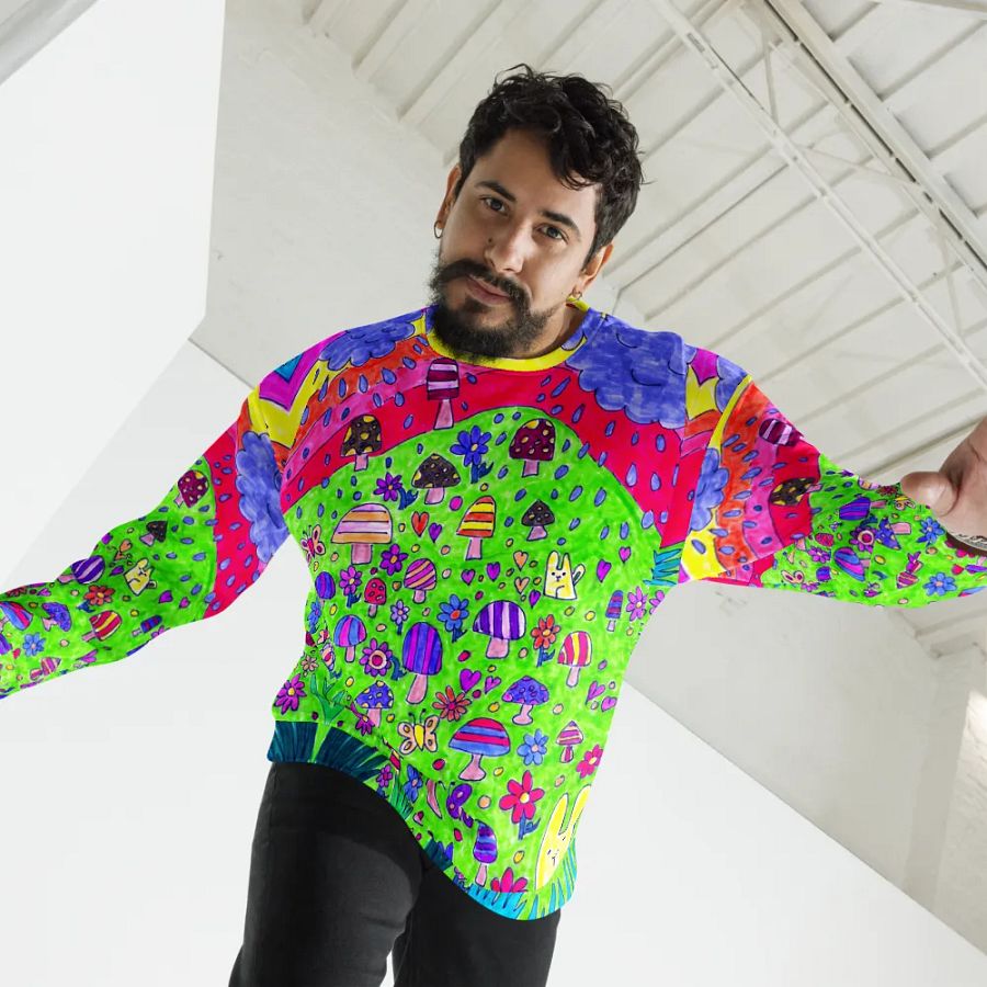 Abstract Nature's Doodle Art Unisex Sweatshirt product image (3)