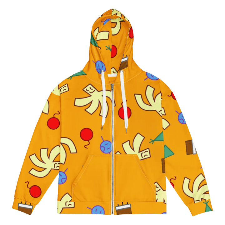Party Jumble! =) | All-Over Print Unisex Zip Hoodie product image (1)