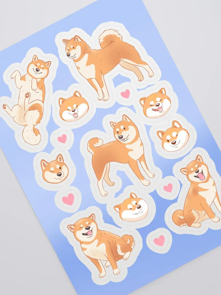 Cute Shiba Inu Dog Sticker Pack product image (2)