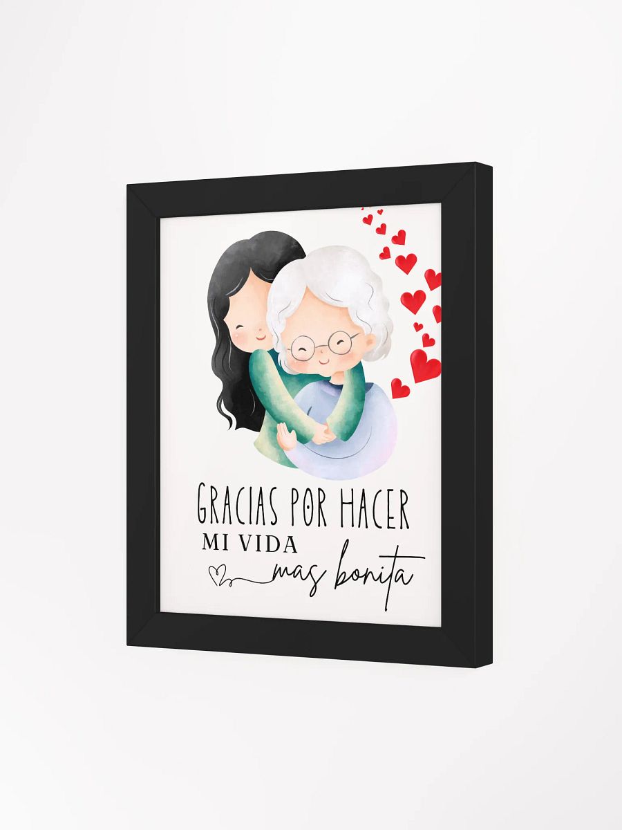 Love Mother’s Day design for Grandma Gracias Wallart product image (3)