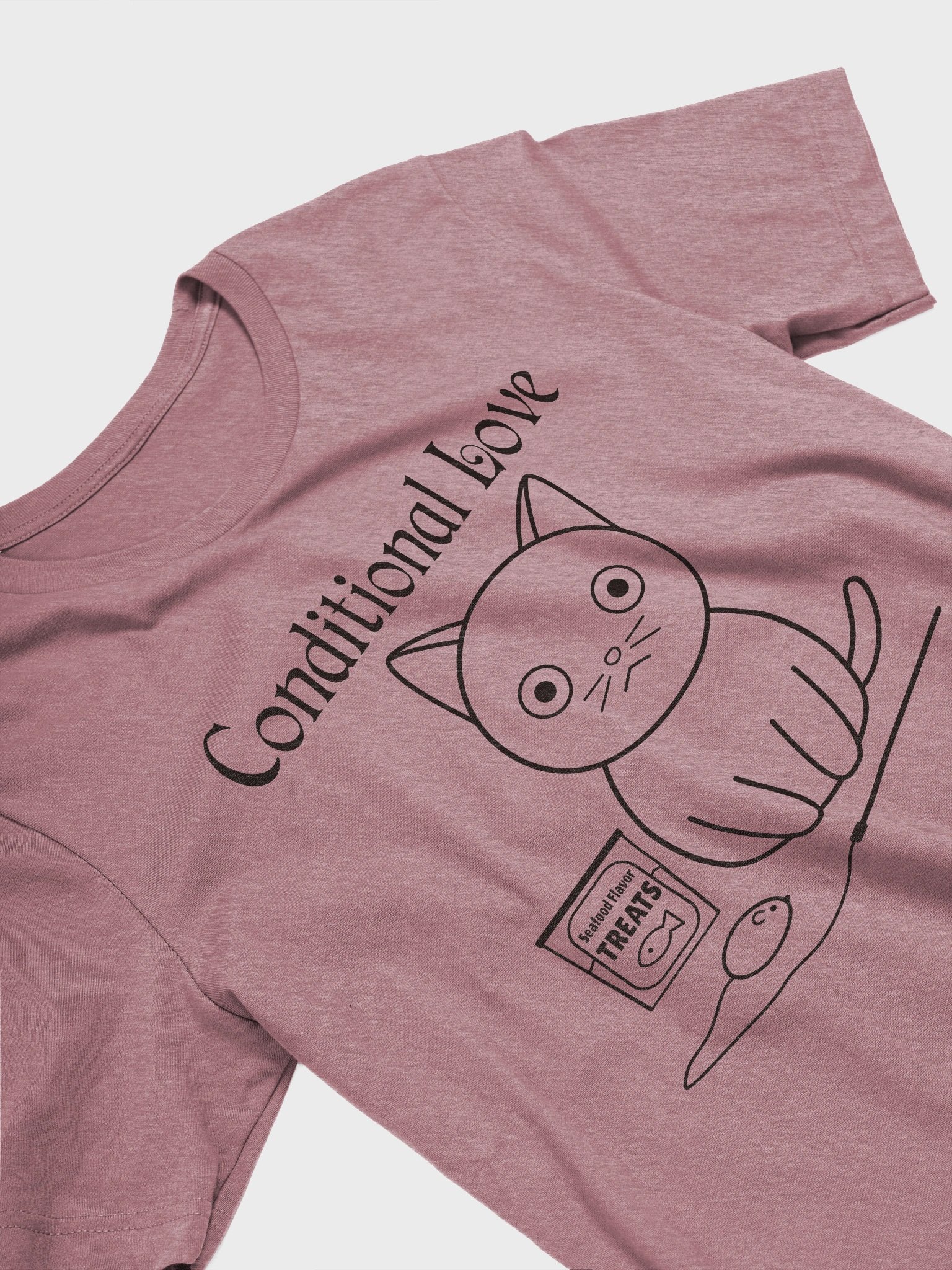 Conditional Love (Black Print) - Unisex Adult Super Soft Lightweight T-shirt product image (2)