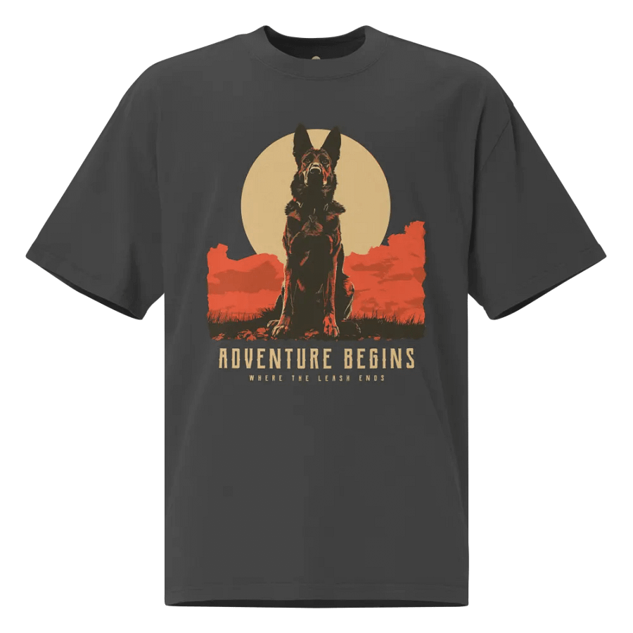 Sunset Adventure Dog Oversized Tee product image (2)