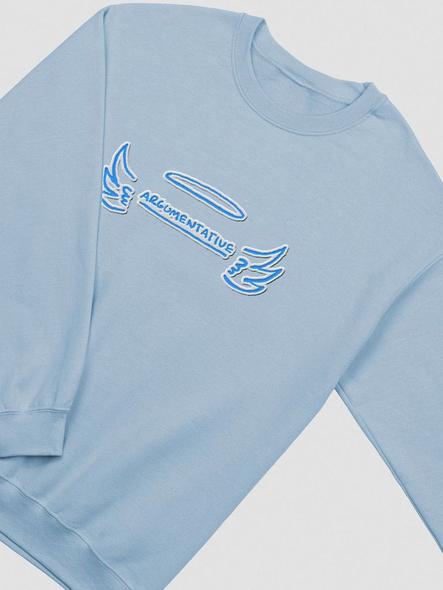 ANGELIC (lg. aqua bubble design) embroidered crewneck product image (9)