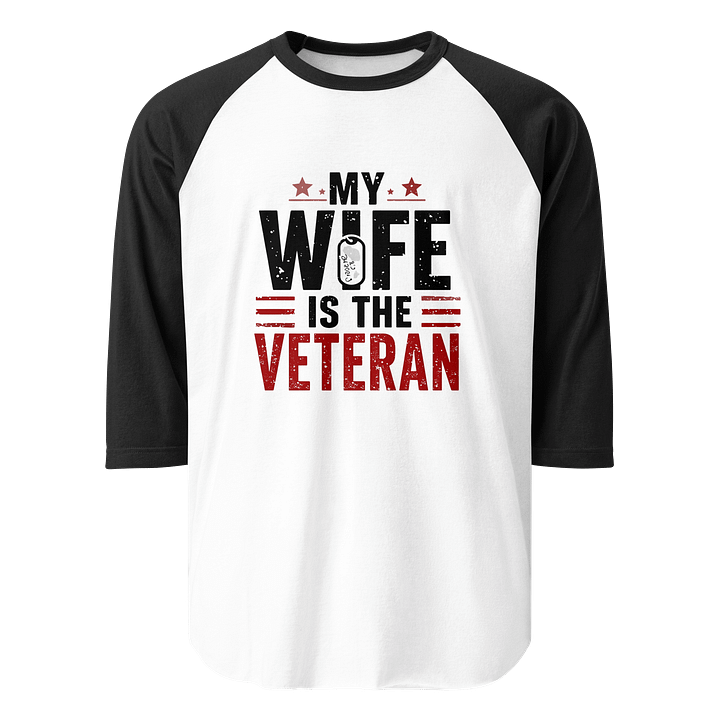 My Wife Is The Veteran Multi Colored Tee product image (1)