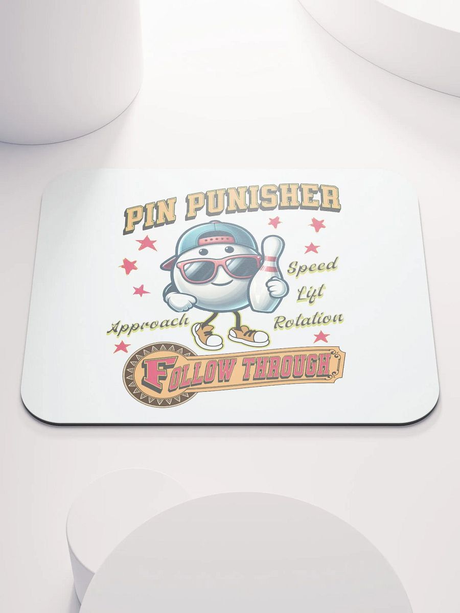 Pin Punisher Bowling Mouse Pad product image (1)