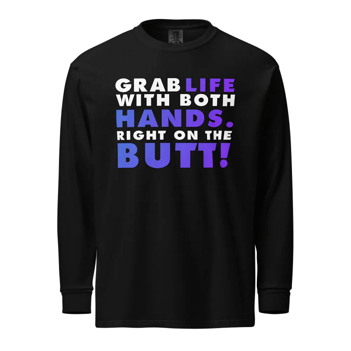 Both Hands Unisex Heavyweight Long Sleeve product image (1)