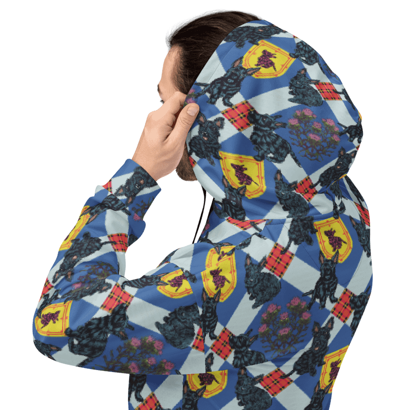 🐾 Scottie Chic | Cozy Unisex Hoodie | Monique Faella Designs™ | Dog Lover Gift | All-Over Print Sweatshirt product image (6)