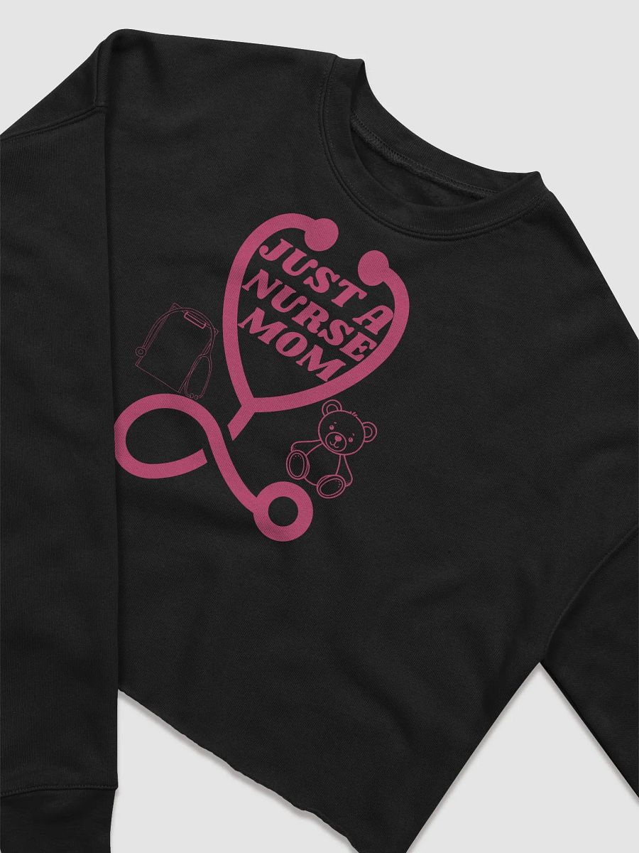 Heartfelt Nurse Mom Crop Sweatshirt product image (9)