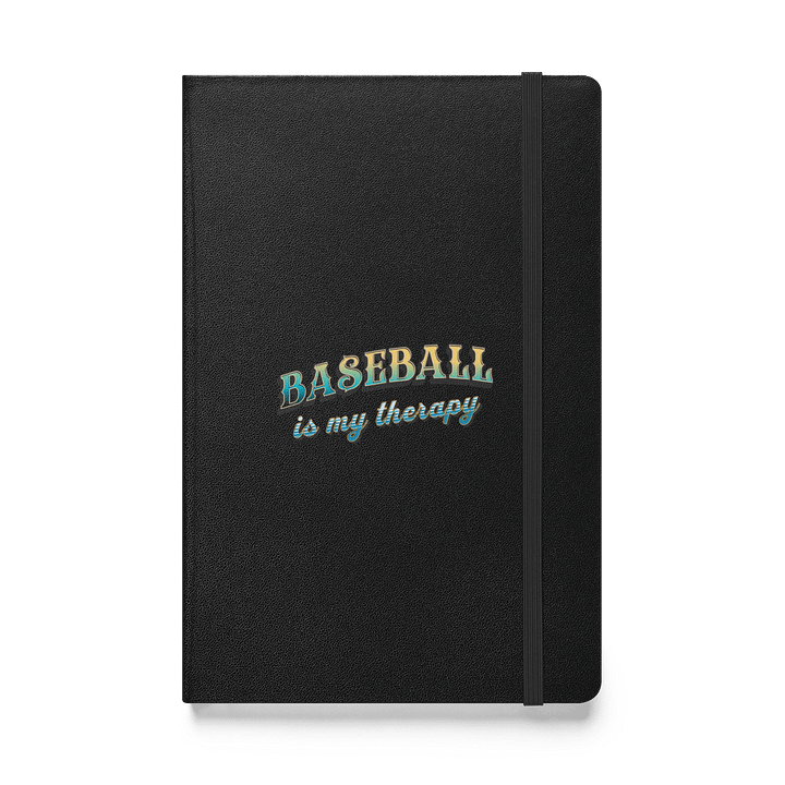 Baseball Is My Therapy Hardcover Journal product image (1)
