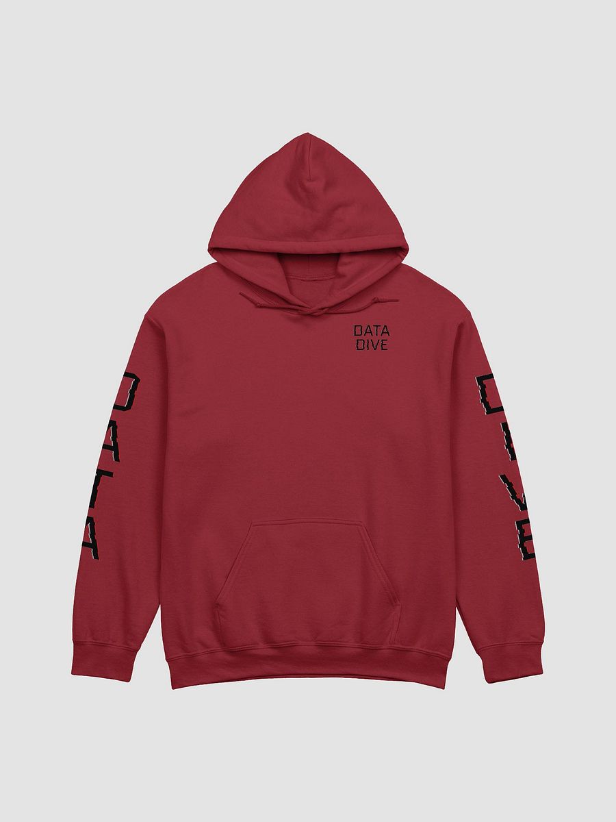 Black Print Data Dive Hoodie (Color Set 2, ships from US) product image (1)