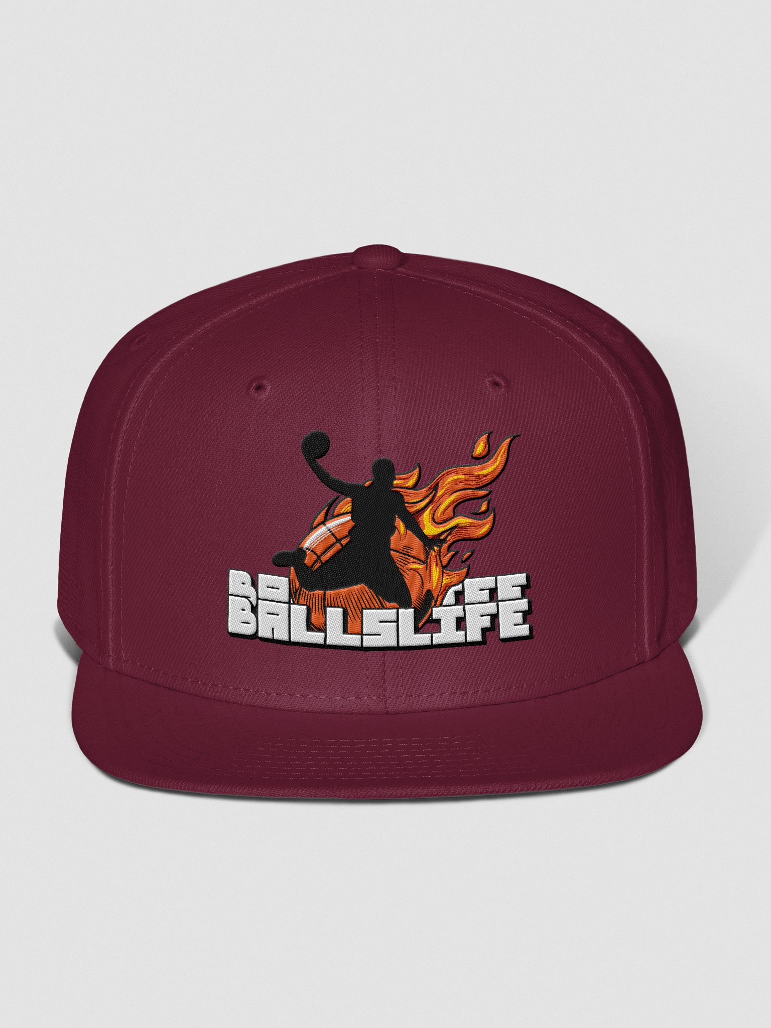 Flaming Ballislife Snapback Cap product image (10)