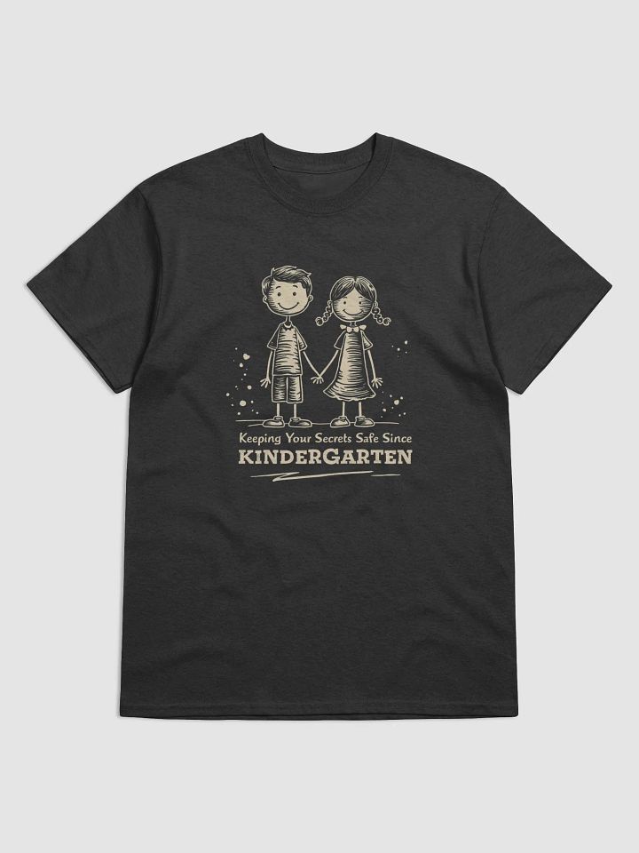 Keeping Your Secrets Safe Since Kindergarten T-Shirt – Cute Friendship Tee product image (2)