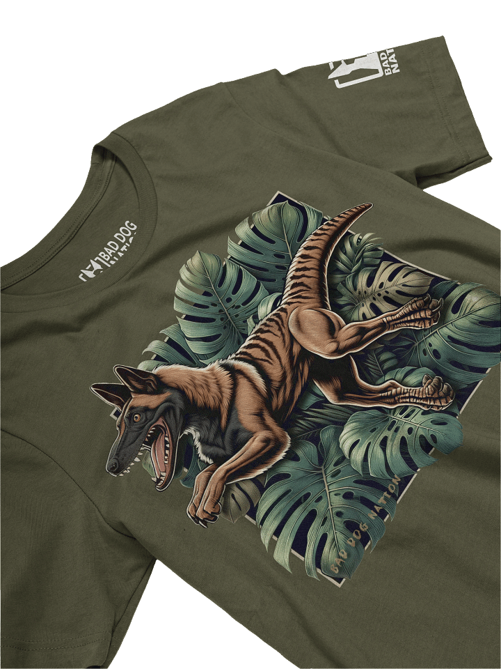 Velociraptor Dutch Shepherd - PREMIUM ADULT UNISEX T-SHIRT product image (2)