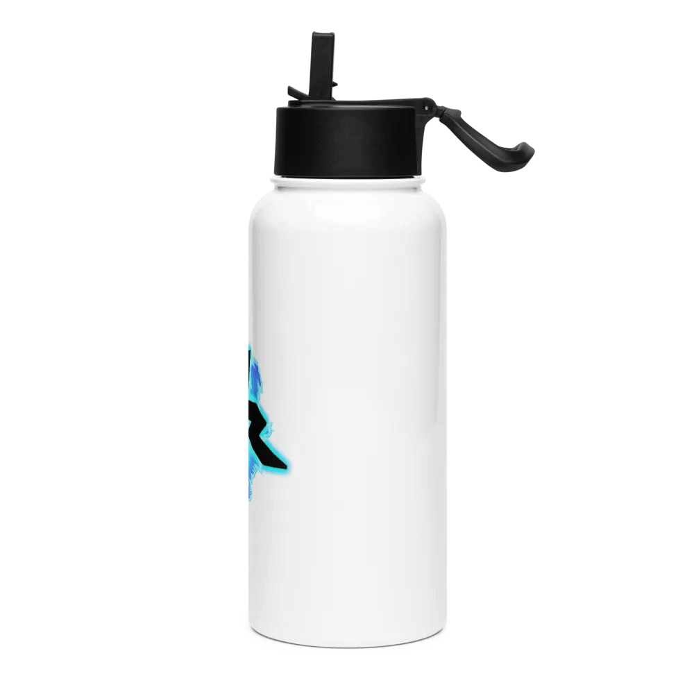 Bouteille d'eau en acier inoxydable avec couvercle en paille product image (3)